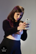Charlie Rose Takes Some Topless Selfies 07